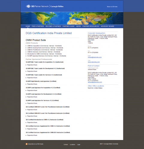DQS India - SEI Partner Profile. Click for more details.